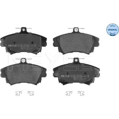 025 219 8317 Bremsbelagsatz, Scheibenbremse MEYLE-ORIGINAL: True to OE.
