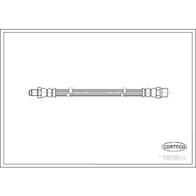 Corteco | Bremsschlauch | 19018107