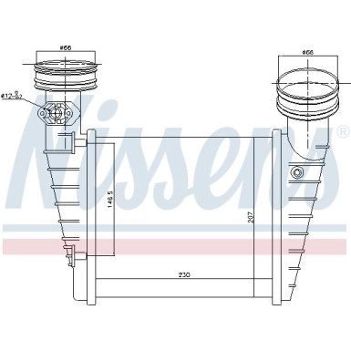 96731 Ladeluftkühler ** FIRST FIT **