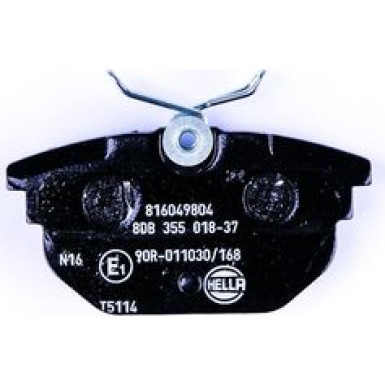 Hella | Bremsbelagsatz, Scheibenbremse | 8DB 355 018-371