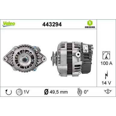 Valeo | Generator | 443294