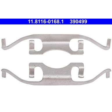 2 x ATE Feder, Bremssattel | 11.8116-0168.1