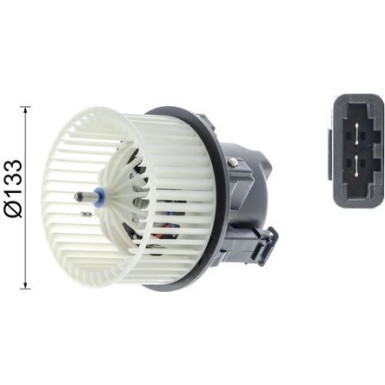 Mahle | Innenraumgebläse | AB 117 000P