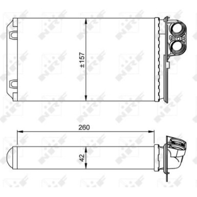 53216 Wärmetauscher, Innenraumheizung EASY FIT 53216 Wärmetauscher, Innenraumheizung EASY FIT