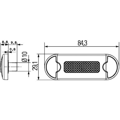 Hella | Positionsleuchte | 2PF 959 855-241