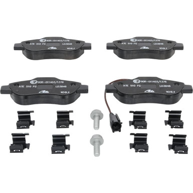 Bremsbelagsatz, Scheibenbremse ATE Ceramic 13.0470-3846.2