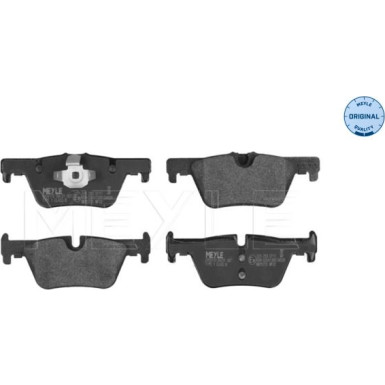 025 253 0717 Bremsbelagsatz, Scheibenbremse MEYLE-ORIGINAL: True to OE.