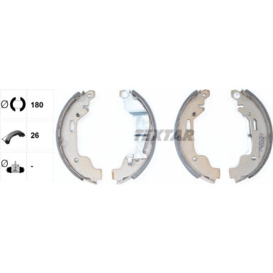 91058000 Bremsbackensatz