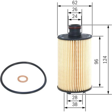 BOSCH F 026 407 154 Ölfilter BOSCH F 026 407 154 Ölfilter