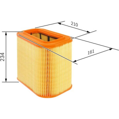 BOSCH F 026 400 431 Luftfilter