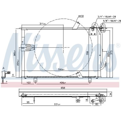 94408 Kondensator, Klimaanlage