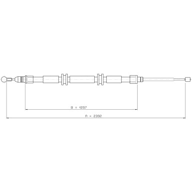 11.6686 Seilzug, Feststellbremse GREENPARTS