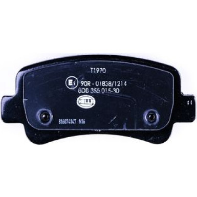 Hella | Bremsbelagsatz, Scheibenbremse | 8DB 355 015-301