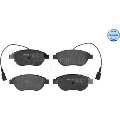 025 237 0918/W Bremsbelagsatz, Scheibenbremse MEYLE-ORIGINAL: True to OE.