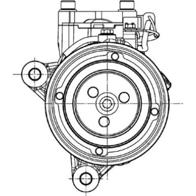 Mahle | Kompressor, Klimaanlage | ACP 599 000P