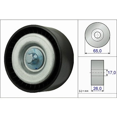 532 0777 10 Umlenk-/Führungsrolle, Keilrippenriemen