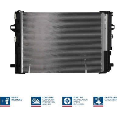 940322 Kondensator, Klimaanlage ** FIRST FIT ** 940322 Kondensator, Klimaanlage ** FIRST FIT **