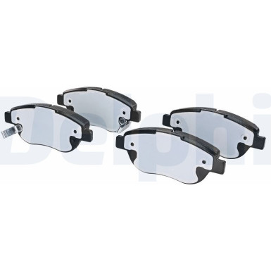 Delphi | Bremsbelagsatz, Scheibenbremse | LP2476