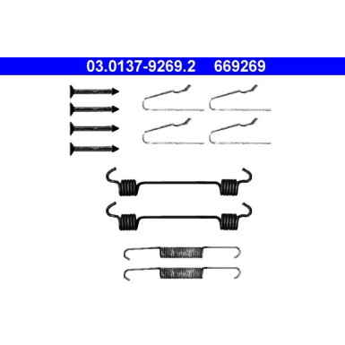03.0137-9269.2 Zubehörsatz, Feststellbremsbacken