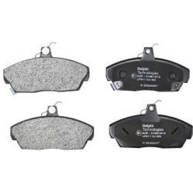 Delphi Bremsbelagsatz, Scheibenbremse LP911