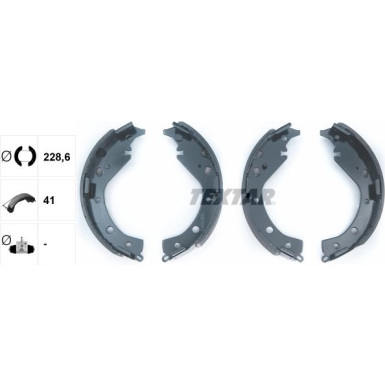 91063100 Bremsbackensatz 91063100 Bremsbackensatz