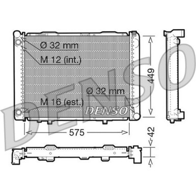 Denso | Kühler, Motorkühlung | DRM33061