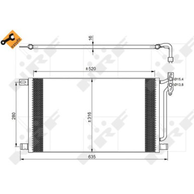 35748 Kondensator, Klimaanlage EASY FIT 35748 Kondensator, Klimaanlage EASY FIT