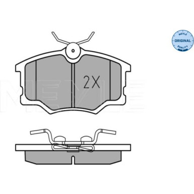 Meyle Bremsbelagsatz, Scheibenbremse MEYLE-ORIGINAL: True to OE 025 235 4616