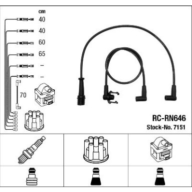 7151 Zündleitungssatz