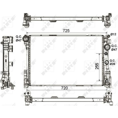 53140 Kühler, Motorkühlung