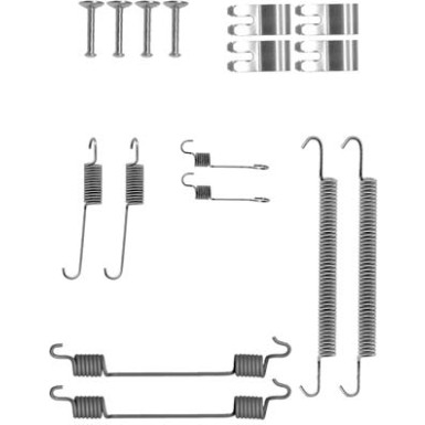105-0029 Zubehörsatz, Bremsbacken