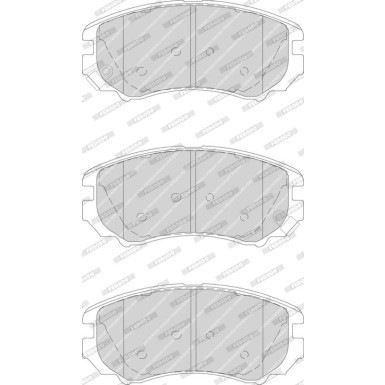 FDB1733 Bremsbelagsatz, Scheibenbremse PREMIER ECO FRICTION