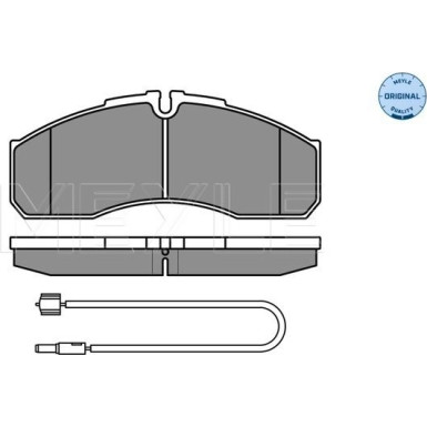 Meyle Bremsbelagsatz, Scheibenbremse MEYLE-ORIGINAL: True to OE 025 291 6020/W