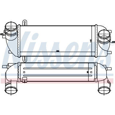 Nissens | Ladeluftkühler | 96559 Nissens | Ladeluftkühler | 96559