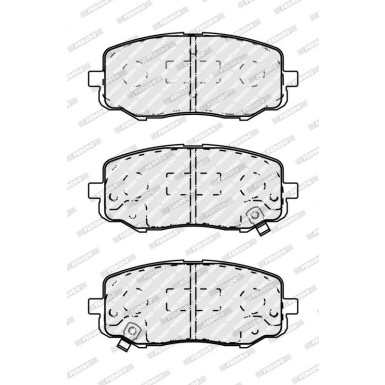 Ferodo Bremsbelagsatz, Scheibenbremse PREMIER ECO FRICTION FDB4234