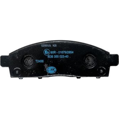 Hella | Bremsbelagsatz, Scheibenbremse | 8DB 355 023-401