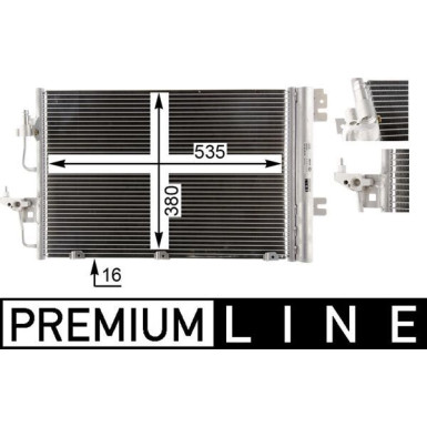 Mahle | Kondensator, Klimaanlage | AC 377 000P