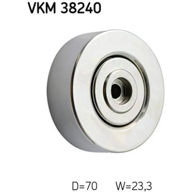 VKM 38240 Umlenk-/Führungsrolle, Keilrippenriemen VKM 38240 Umlenk-/Führungsrolle, Keilrippenriemen