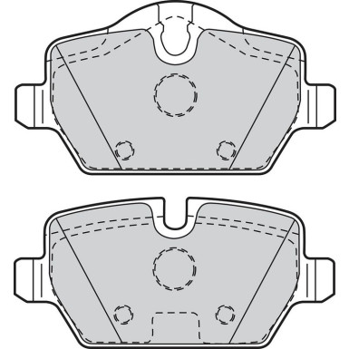 Valeo Bremsbelagsatz, Scheibenbremse ESSENTIAL 302051