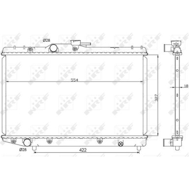 506725 Kühler, Motorkühlung EASY FIT
