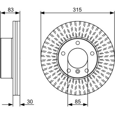 0 986 479 568 Bremsscheibe
