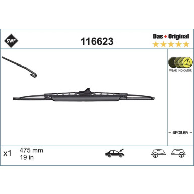 116623 Wischblatt DAS ORIGINAL SINGLE