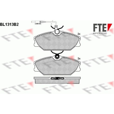 9010102 Bremsbelagsatz, Scheibenbremse
