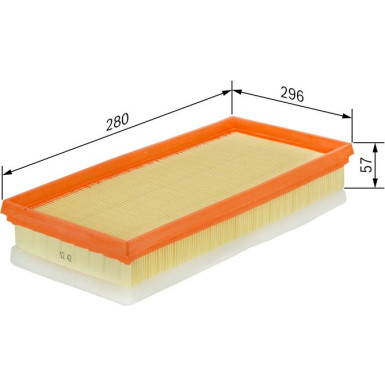 BOSCH F 026 400 103 Luftfilter