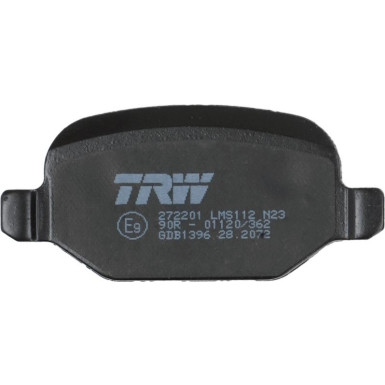 TRW | Bremsbelagsatz, Scheibenbremse | GDB1396