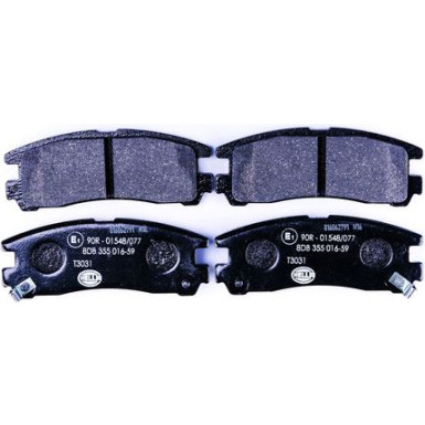 8DB 355 016-591 Bremsbelagsatz, Scheibenbremse