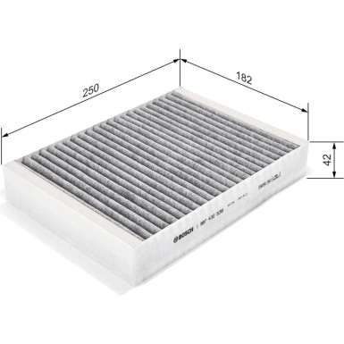 BOSCH 1 987 432 536 Innenraumfilter BOSCH 1 987 432 536 Innenraumfilter
