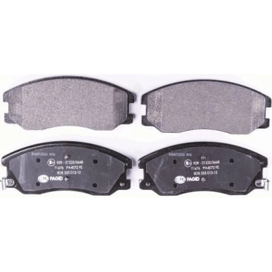 Hella Pagid | Bremsbelagsatz, Scheibenbremse | 8DB 355 013-121