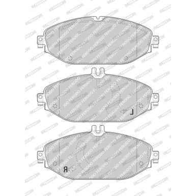 Ferodo Bremsbelagsatz, Scheibenbremse FUSE+ Technology FDB4921