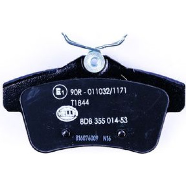 Hella | Bremsbelagsatz, Scheibenbremse | 8DB 355 014-531